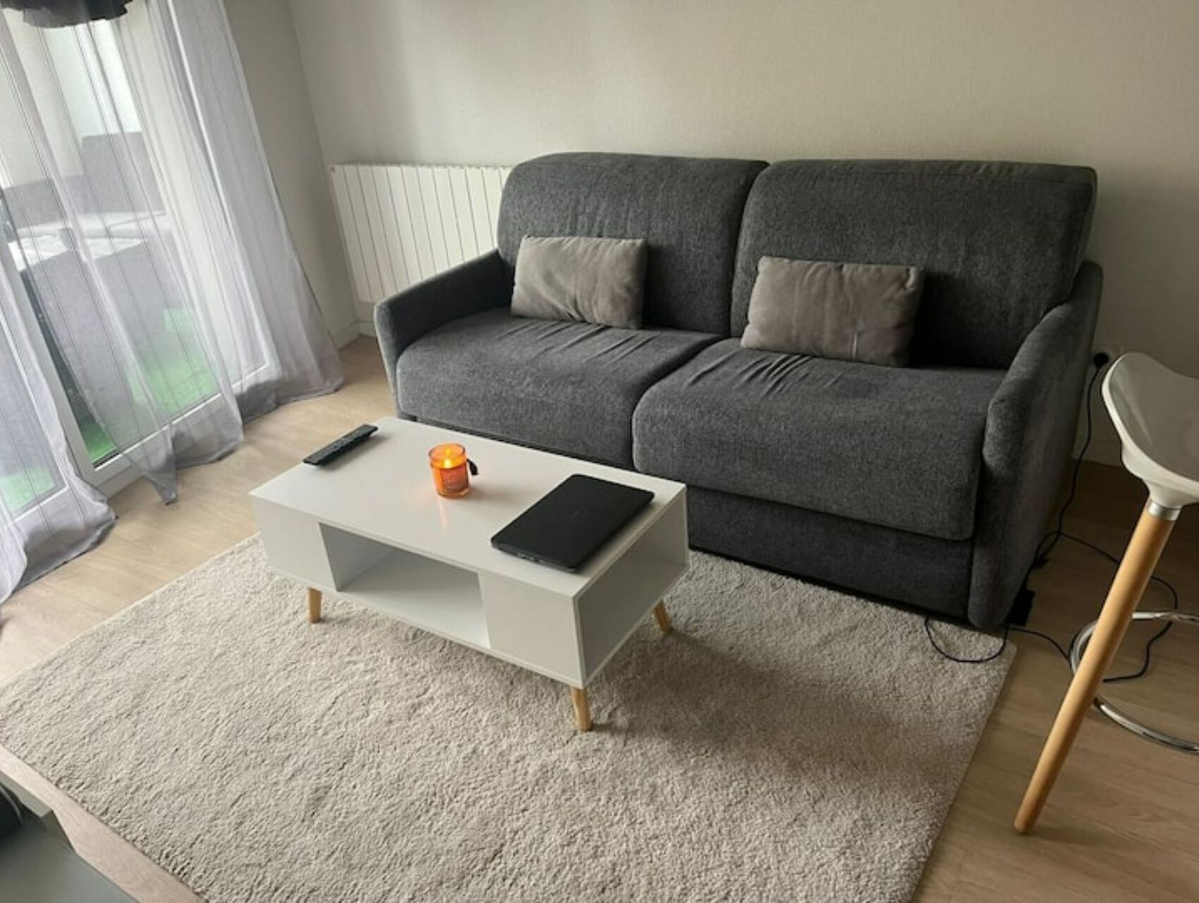 Pleasant one-bedroom apartment with a spacious balcony