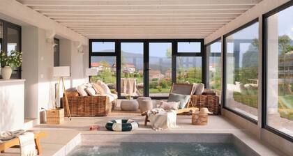 Espectacular Casa en un Alto con Vistas al CantĂĄbrico y Picos de Europa