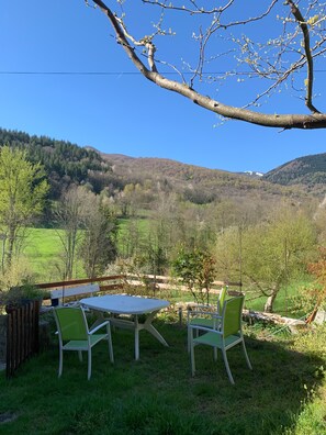 Un bout du jardin et sa vue