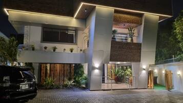 Fassade der Unterkunft