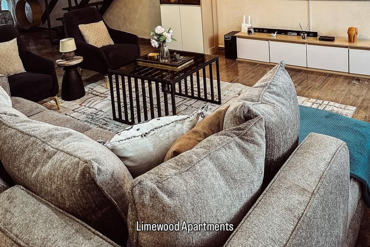 City Apartment, 2 Bedrooms, City View | Living area