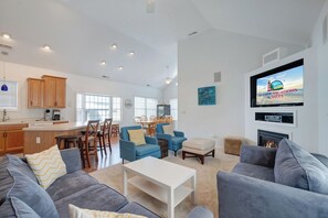 Flat-screen TV - Oyster Lane 103 by Seaside Vacations & Sales (Ocean City)