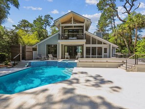 Pool - 10 E Beach Lagoon ~ Luxurious Ocean Front Sea Pines Homes (Hilton Head Island)