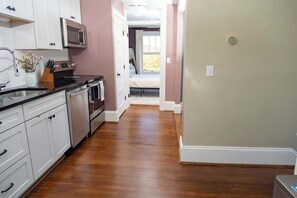 Fridge, microwave, oven, stovetop - 20-guest Historic Home Near Downtown|Walkable|Food (Roanoke)