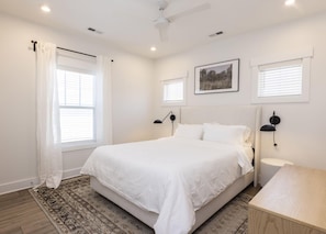 4 bedrooms, iron/ironing board, travel cot, WiFi
