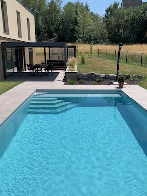 Outdoor pool, a heated pool - Luxurious Villa Close to Colmar, Kaysersberg.. (Labaroche)