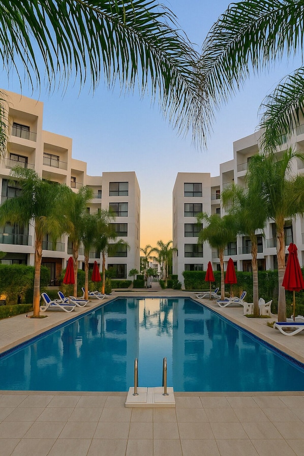 Chalet, 2 Schlafzimmer, barrierefrei, Raucher | Pool | Außenpool