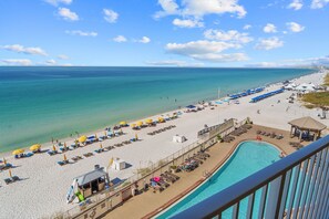 On the beach, beach towels - Treasure Island| Pet Friendly | Sleeps 8 | Free Beach Chairs (Panama City Beach)