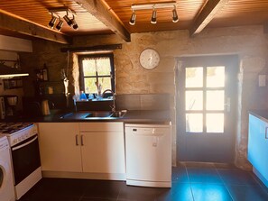 Private kitchen - Longere Bretonne Comfortable Pres de la mer (Erdeven)