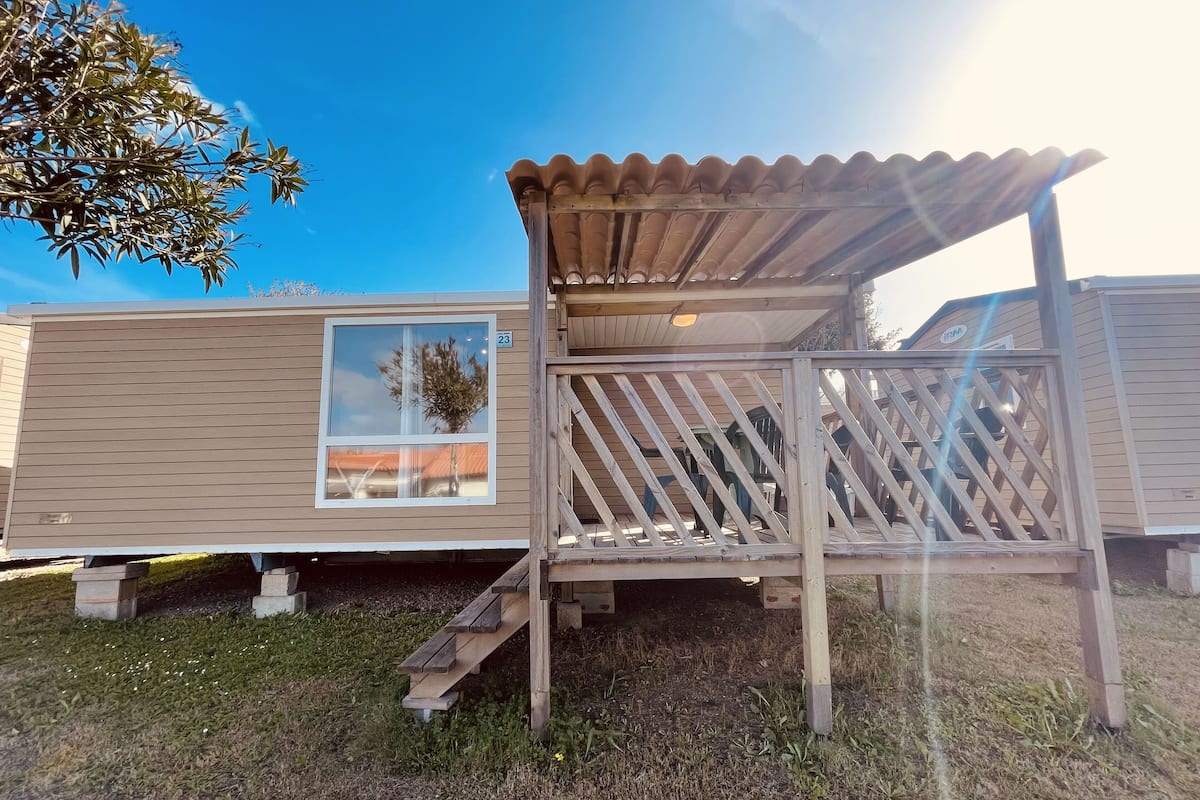 Casa rodante Deluxe | Área de sala de estar
