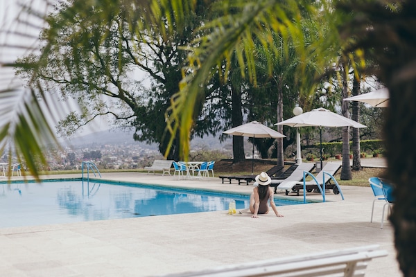 Indoor pool, outdoor pool