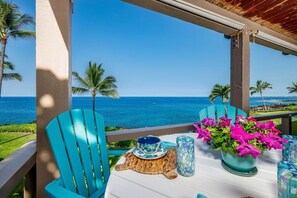 Condo, varias camas (Keauhou Kona Surf & Racquet Club#3-20) | Restaurante al aire libre