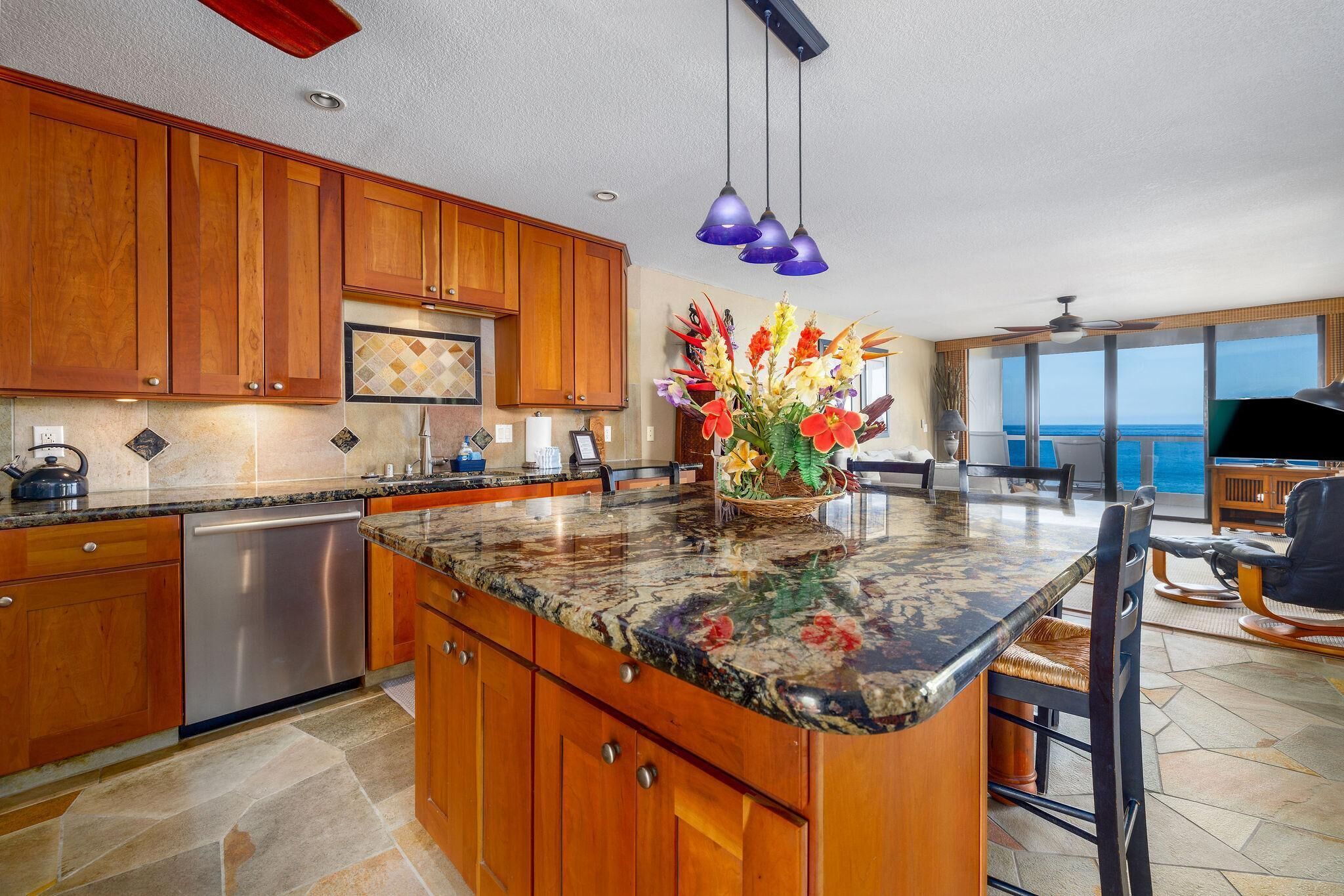 Condo, 1 cama King size (Keauhou Kona Surf & Racquet Club #5-2) | Cocina privada