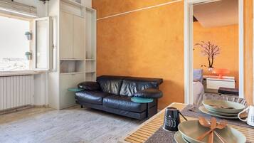 Apartment, 1 Schlafzimmer, Stadtblick | Wohnbereich