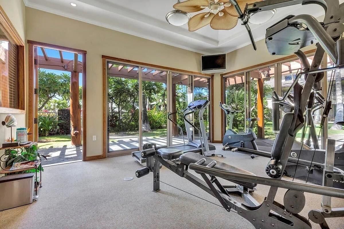 公寓客房, 多張床 (Palm Villas at the Mauna Lani #F-2) | 健身設施