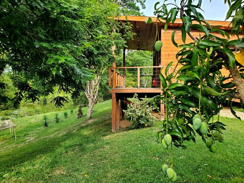 Cabana 1 -Modern amenities cabin, on the banks of the Belize River
