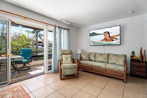 Lägenhet - 1 kingsize-säng med bäddsoffa (Casa De Emdeko 230) | Vardagsrum