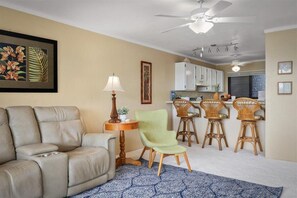 Condo, Multiple Beds (Kona Westwind 6 Incredible Ocean View) | Living area