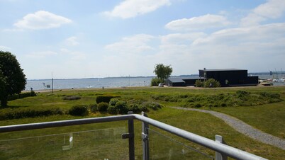 Dümmer Traum-traumblick auf dem Dümmersee