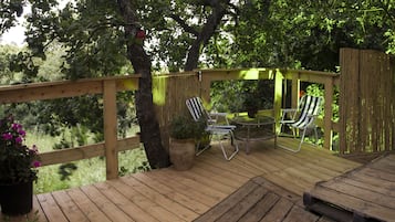 Chalet, 1 chambre, fumeurs, balcon | Balcon
