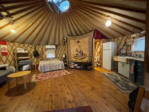 Chalet, 1 Schlafzimmer, Raucher, Balkon | 1 Schlafzimmer