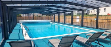 Indoor pool, outdoor pool