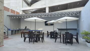 Asrama Umum, 1 kamar tidur, patio, pemandangan kota | Teras/patio