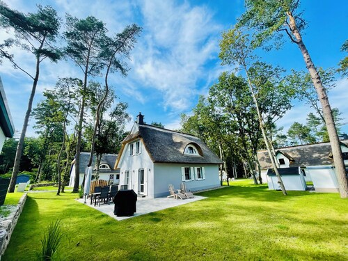 Ferienhaus See & Land - modern mit großer Terrasse, Sauna, Grill, Wäsche inkl.