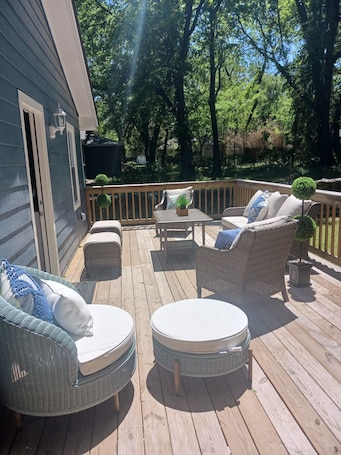 Terrace/patio. Come visit the stunning home in Midtown Memphis