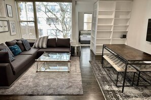 TV, fireplace, stereo, offices