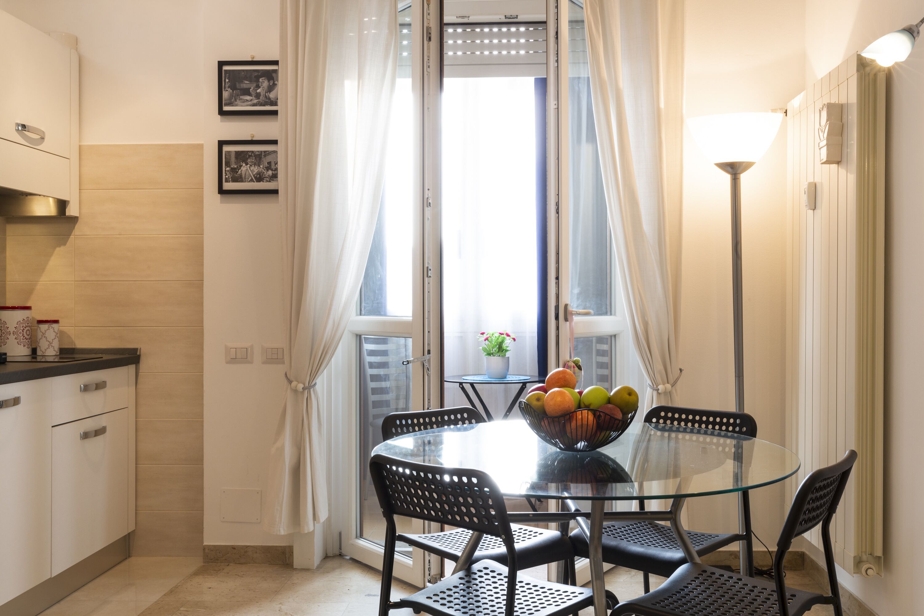 City Apartment | Living area | 43-inch flat-screen TV with digital channels, TV