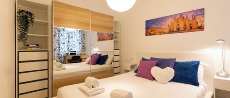 Apartamento City | 1 dormitorio, escritorio, tabla de planchar con plancha y wifi gratis