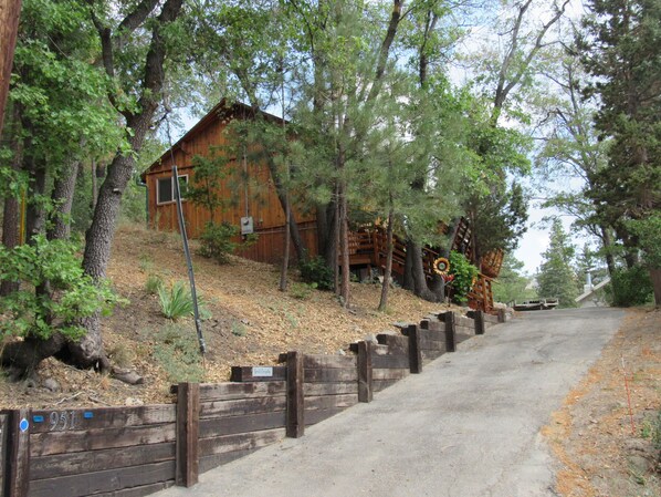 Property grounds - Hillside Hideaway - View of Ski Slopes, Charming Deck, 2 min. to Skiing (Big Bear)