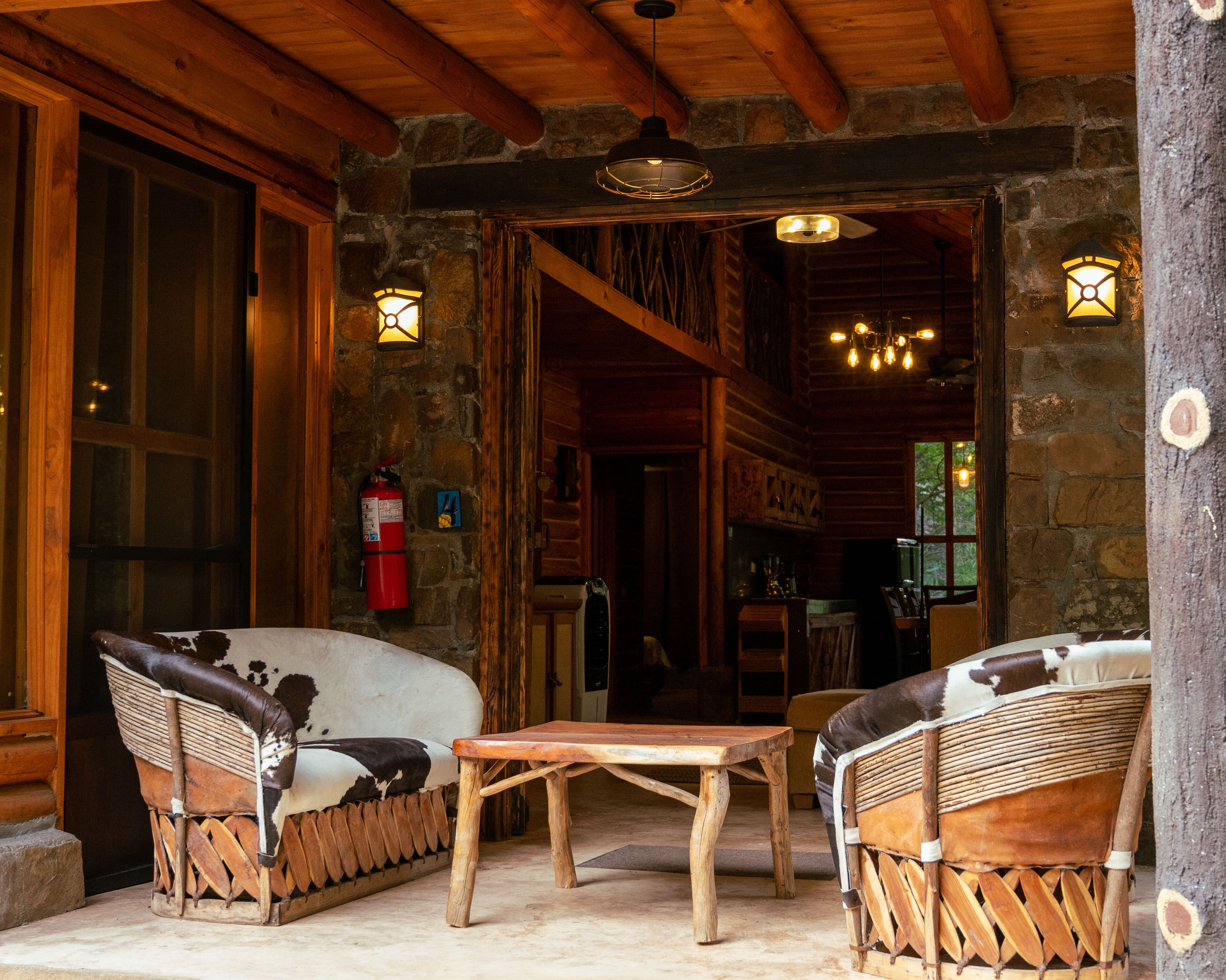 Cabaña Deluxe | Terraza o patio