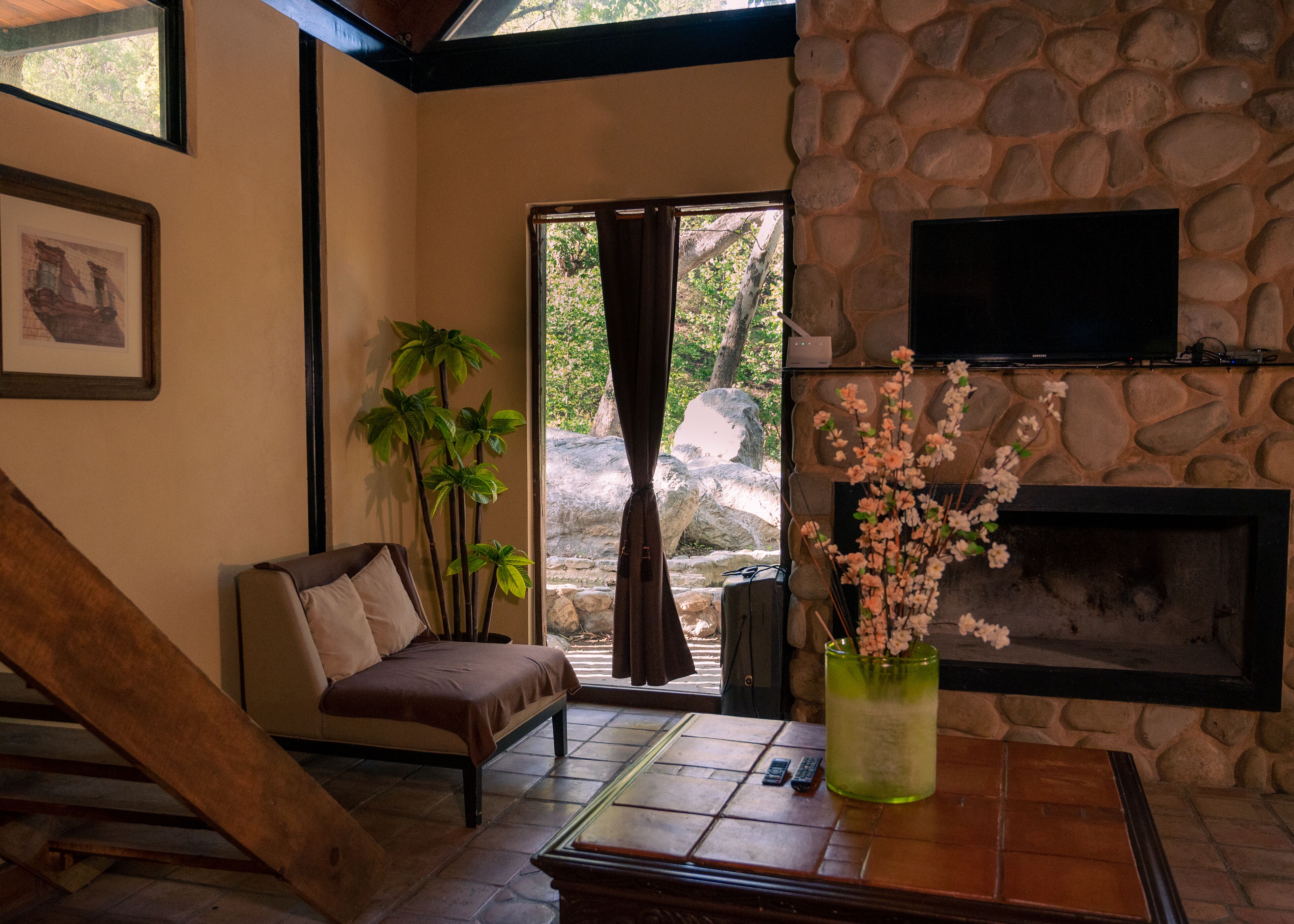 Cabaña Confort | Área de sala de estar