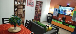 Appartement, 1 chambre, fumeur, terrasse | Salle de séjour