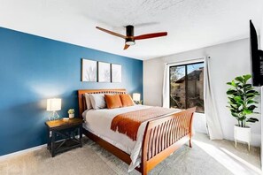 2 bedrooms, iron/ironing board, free WiFi, bed sheets