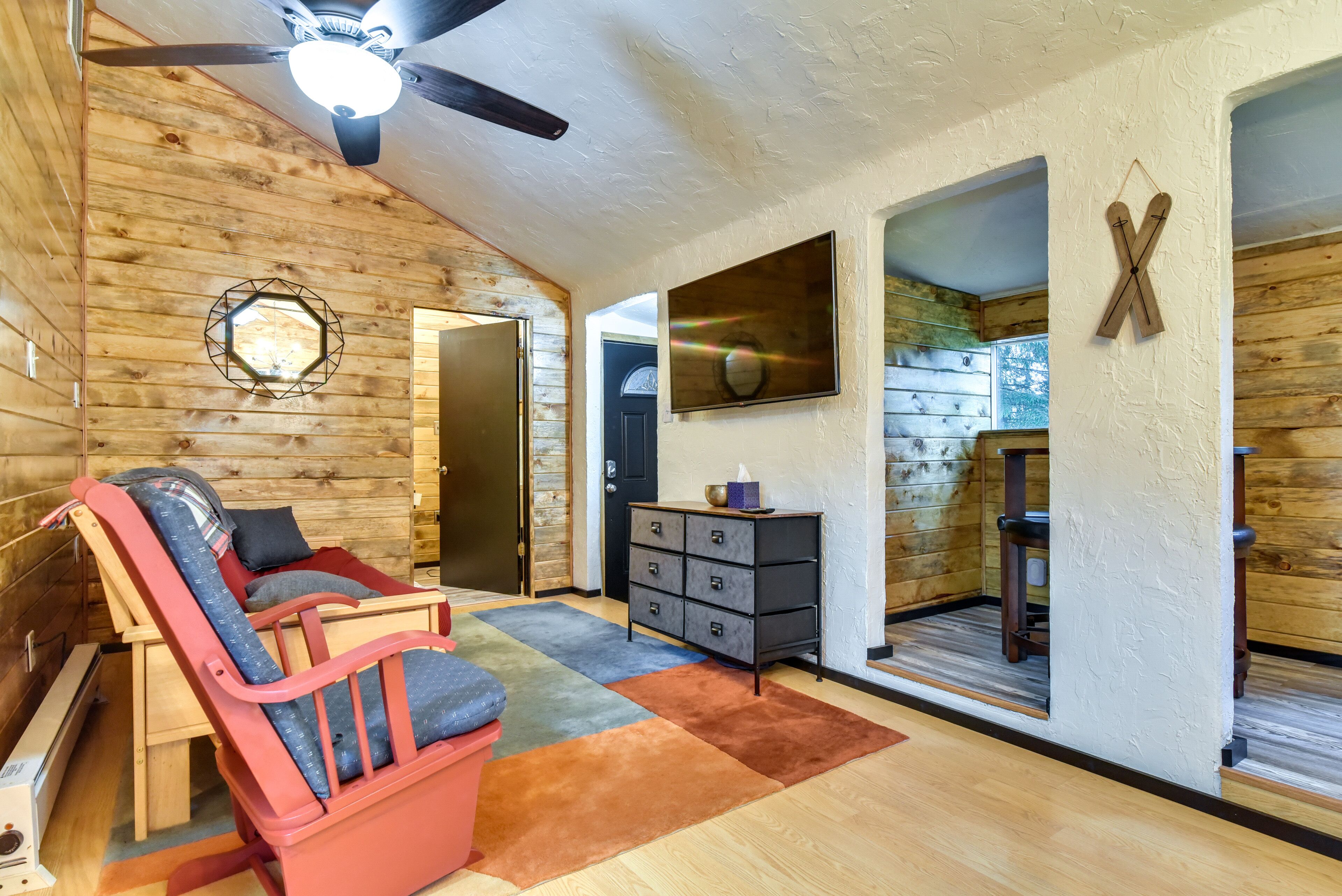 Pet-Friendly Sandy Cabin w/ Spacious Fire Pit!