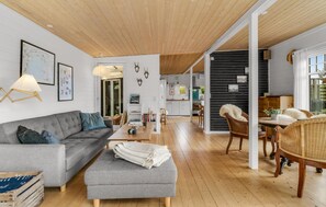 Fireplace, stereo - Amazing home in Hornslet with kitchen (Hornslet)