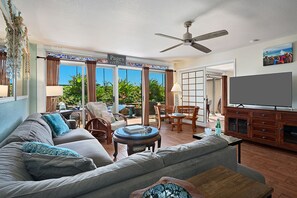 Smart TV, DVD player, books