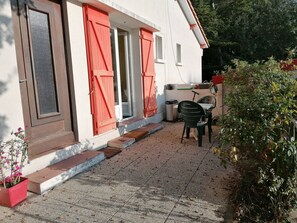 Terrace/patio - Maison en Plein Centre de La Palmyre à Deux pas des Plages (Les Mathes)