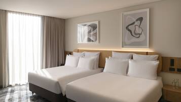 Superior Room, 2 Double Beds | Premium bedding, minibar, in-room safe, individually furnished