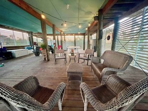 Terrace/patio - Family Tides on LGI - Golf Cart Included (Placida)