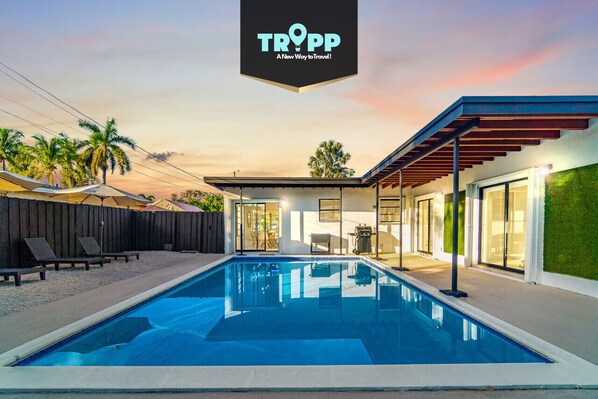 Una piscina climatizada