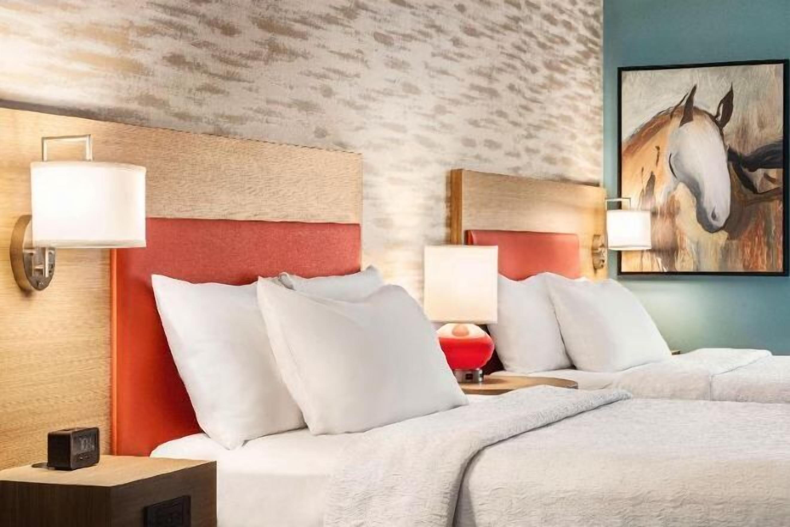 Desk, blackout curtains, iron/ironing board, free wired Internet