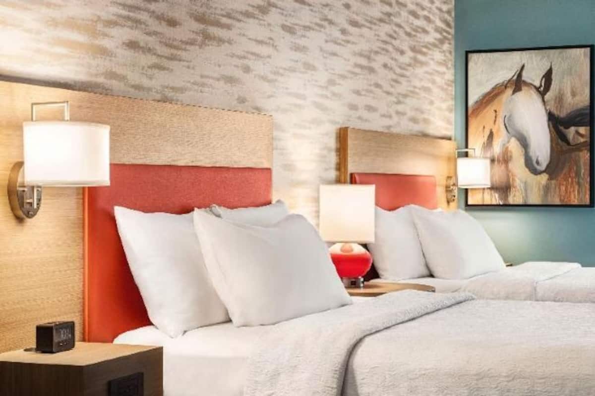 Desk, blackout curtains, iron/ironing board, free wired Internet