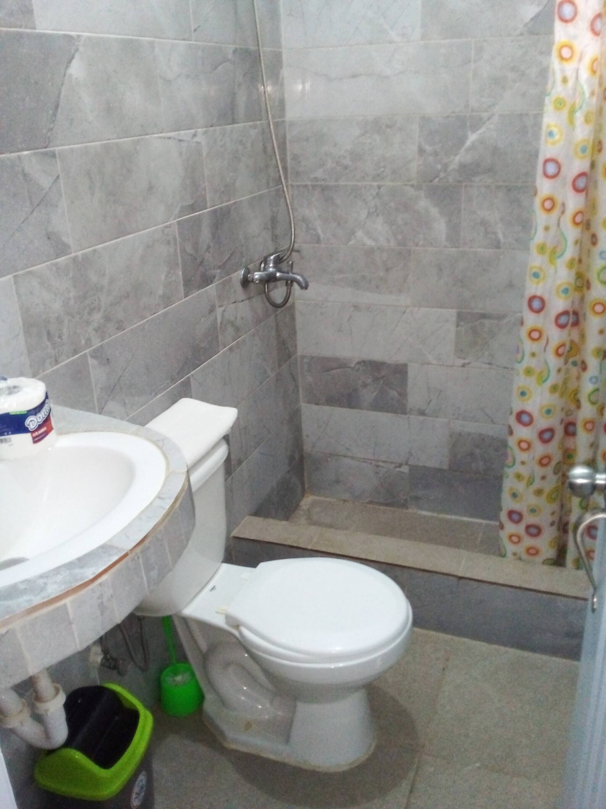 Căn hộ, 1 phòng ngủ, hút thuốc, ban công | Phòng tắm