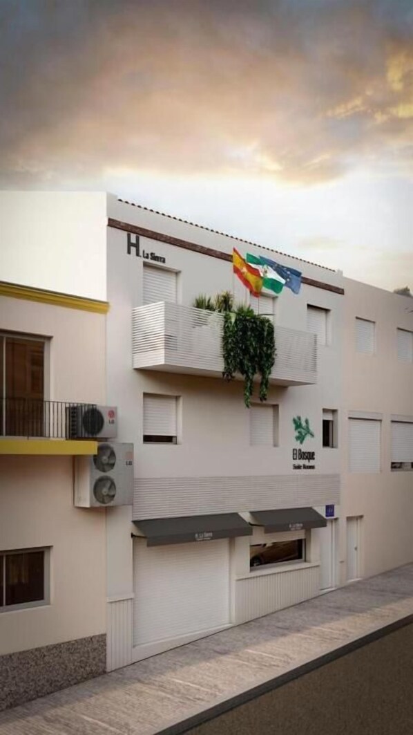 Fachada da propriedade