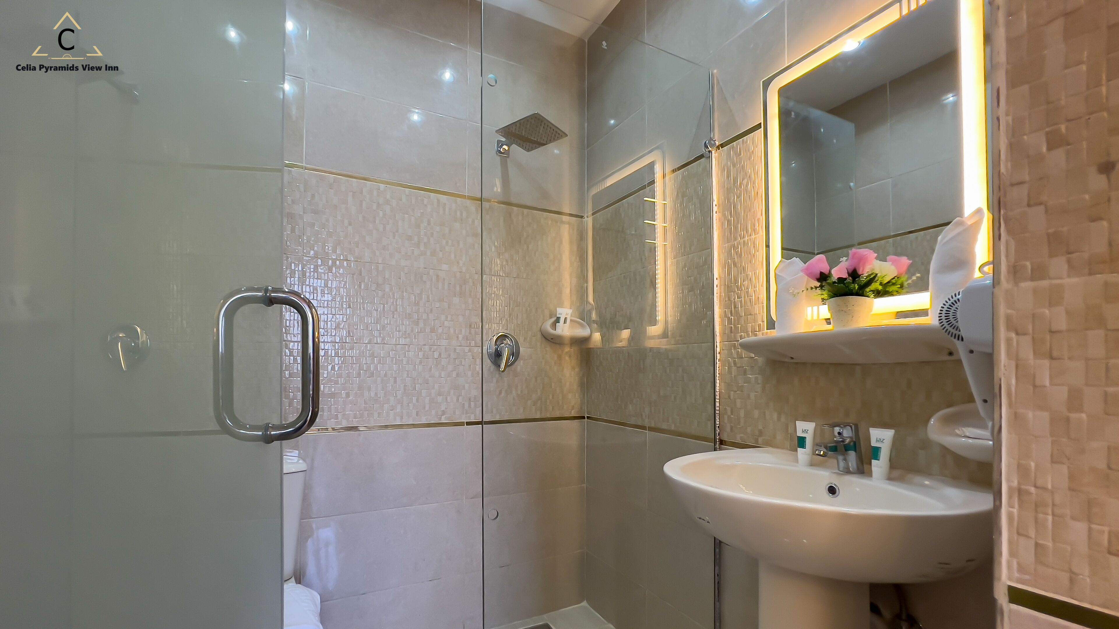 Chambre Standard Double ou avec lits jumeaux | Salle de bain | Douche, articles de toilette gratuits, sèche-cheveux