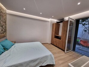 1 soverom, strykejern/-brett, wi-fi (inkludert) og sengetøy